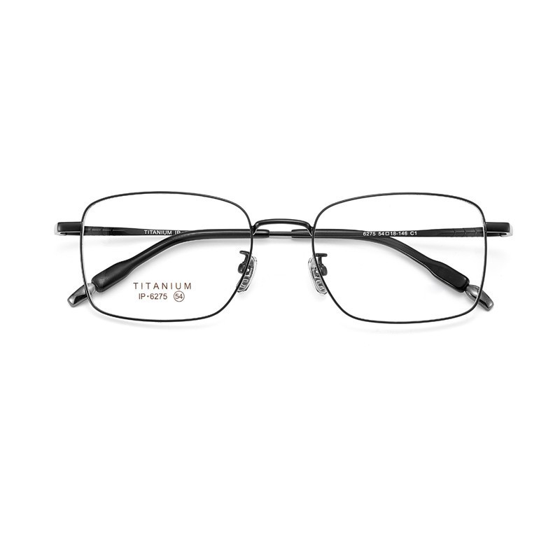 11g Ultra Light Pure Titanium Square Eyeglass Frame Business Unisex Eyewear