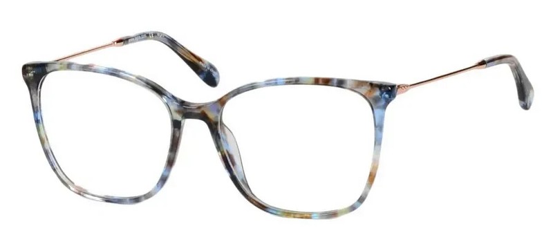 Legre LE417 Col. 146 Blue Brown Tortoise Cateye Optical Eyeglass Frame 54-16-140