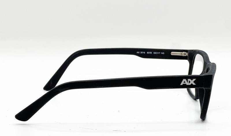 NEW ARMANI EXCHANGE AX 3016 8078 MATTE BLACK AUTHENTIC EYEGLASSES 53-17 gallery