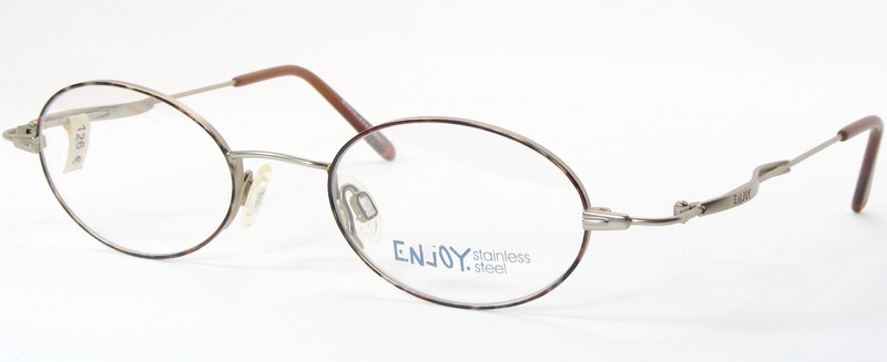 Vintage ENjOY E 1704 A TORTOISE /PALE GOLD EYEGLASSES GLASSES E1704 45-19-135mm