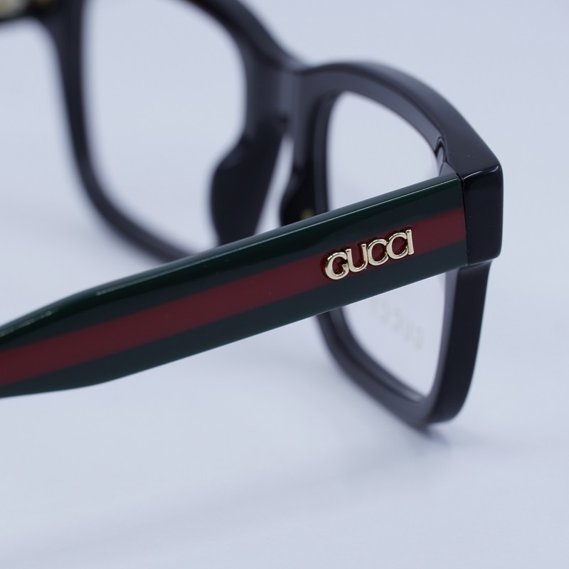 Gucci GG1865O 004 Black/Green/Red 52mm Eyeglasses New Authentic gallery