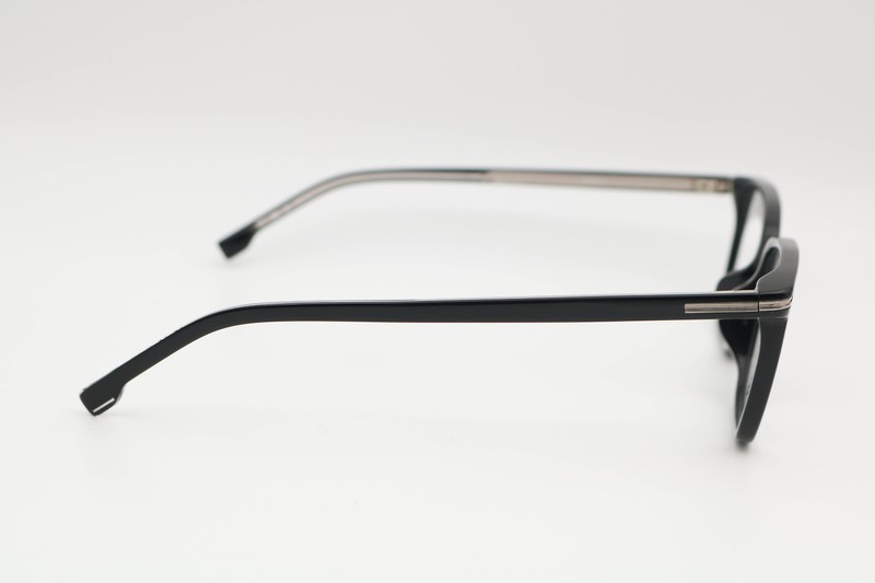 Boss 1670/F 807 Black Rectangle Eyeglasses Frames 55-18-145 gallery