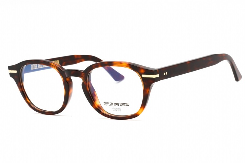 Cutler and Gross CG1356 002 Dark Turtle 51mm Eyeglasses New Authentic