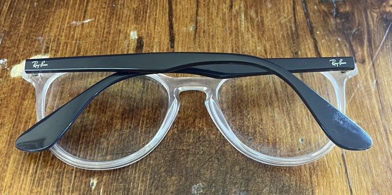 Ray Ban eyeglasses Erika RB 7046 8138 51*18 140 Clear + Eggplant Teen/Petite gallery