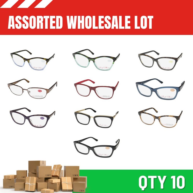 WHOLESALE ASSORTED LOT 10 MARILYN MONROE EYEGLASSES eye wear sale gafas geniune