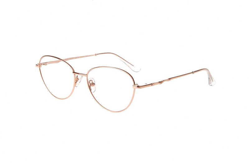 NEW CANNY VISION Rose Gold JENNY Eyeglasses 53mm with Case