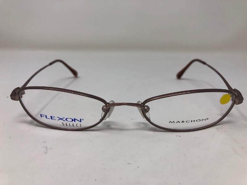 Marchon Flexon Eyeglasses Frame SELECT 1137 PEACH TEA 50-18-135 Brown O144