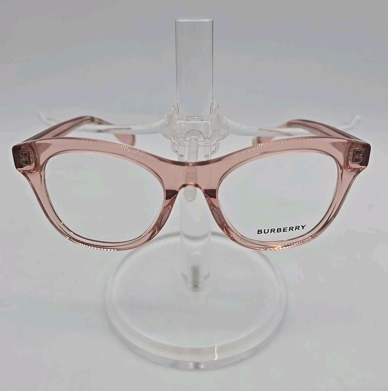 Burberry Kids Girls Eyeglasses Frames JB 2007 44 17 130mm Transparent Pink wCase gallery
