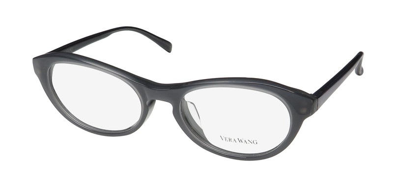 NEW VERA WANG LUXE AYLA EYEGLASSES PLASTIC 52-17-135 GR ITALY FULL-RIM WOMENS