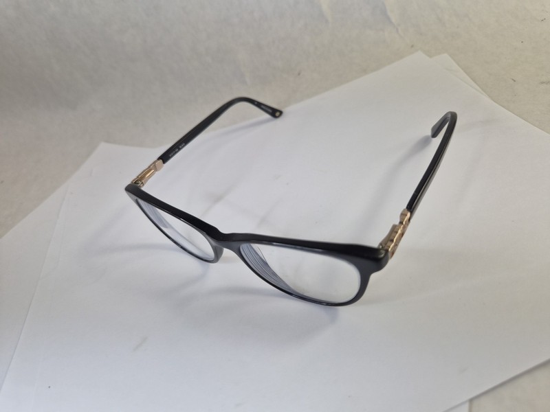 Bulova Eyeglasses, Tula, 51-17-140 Black Plastic Full-Rim, Designer, Frames Only gallery