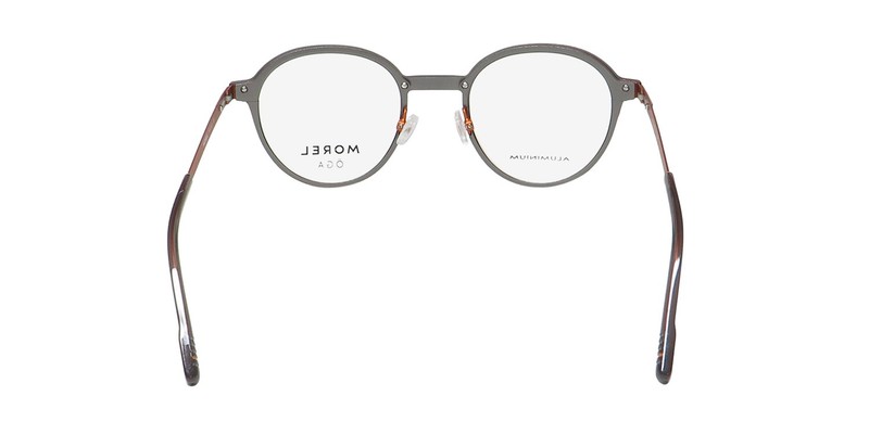 NEW OGA 10203O EYEWEAR FULL-RIM OVAL ALUMINIUM 48-22-145 GRAY MENS FRANCE GO04 gallery