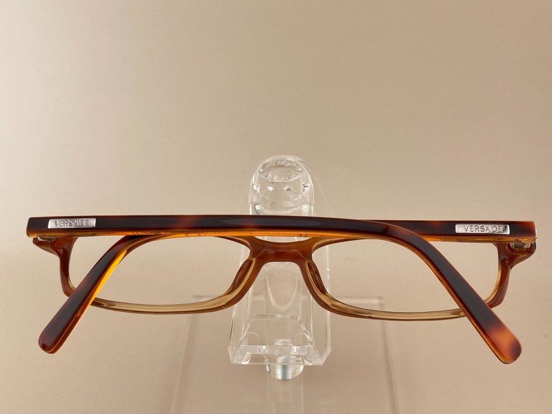 Versace Eyeglasses Frame Mod 3019 306 Full Rim 49-16-135 Honey Brown Rectangular gallery