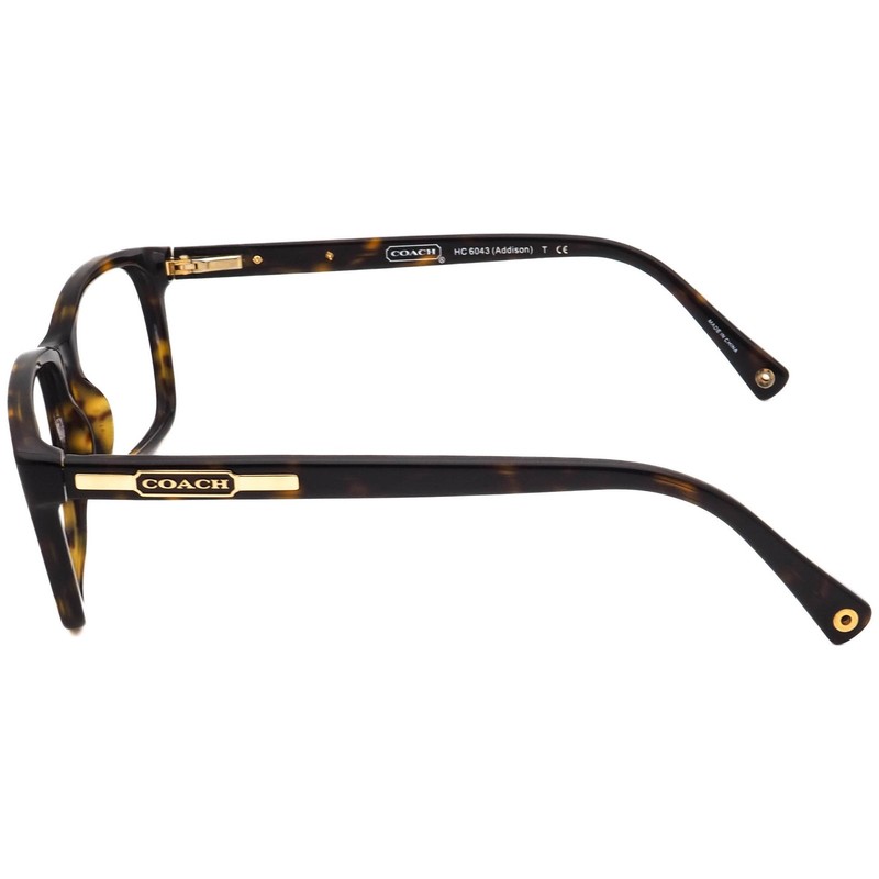 Coach Eyeglasses HC 6043 (Addison) 5120 Dark Tortoise Square Frame 52[]15 135 gallery