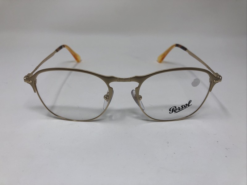 PERSOL 7007-V 1069 51-19-145 MATTE GOLD ITALY EYEGLASSES FRAME N620