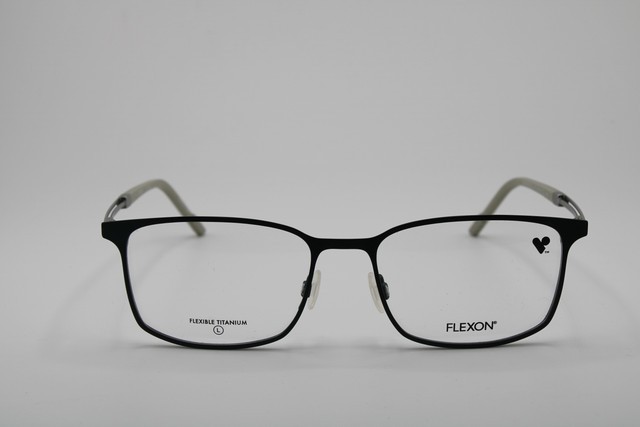 NEW FLEXON E1149 415 BLUE GREY GUNMETAL AUTHENTIC EYEGLASSES 56-18 gallery
