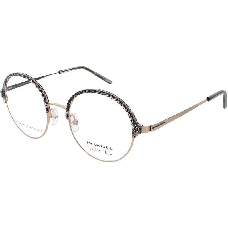 Lightec Morel Women’s Eyeglasses Grey/Rose Gold Frame OMICRON 49 30285L GD10