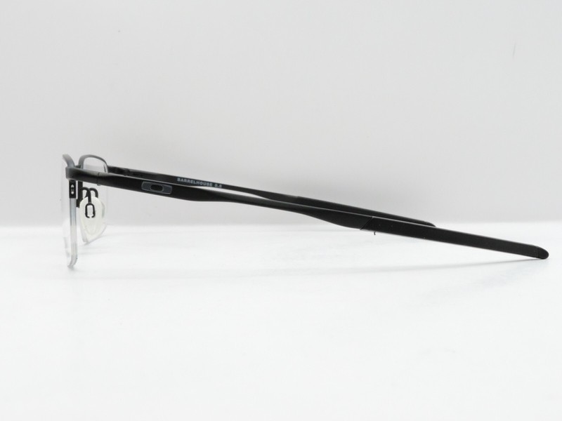 OAKLEY BARRELHOUSE OX3174-0153 RECT. HALF RIM EYEGLASS FRAMES BLACK 139MM NEW gallery