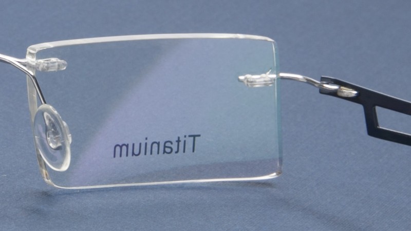 NEW LUMIERE EYEWEAR ITALY 6042 COL.3 SILVER EYEGLASSES RIMLESS 49-17-135 B25mm gallery