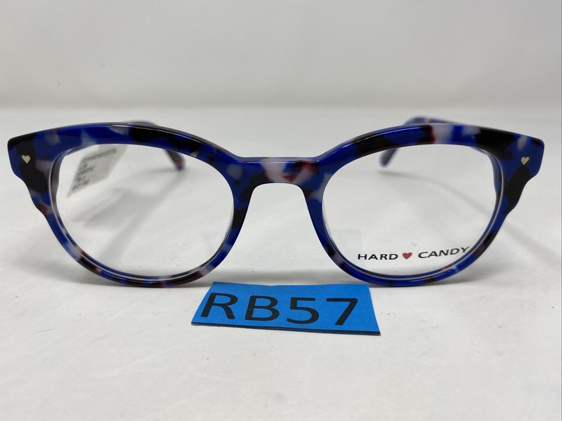 Hard Candy HC26 TTBLU 48-21-140 Blue Tortoise Full Rim Eyeglasses Frame RB57 gallery