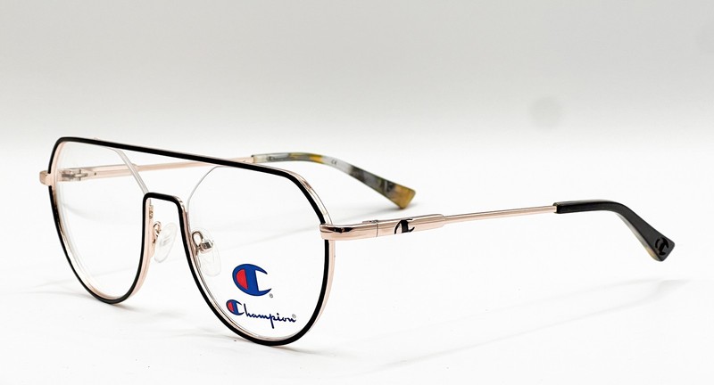 Champion Ali C02 Shiny Black Full Rim Authentic Eyeglass Frames 51-18-137