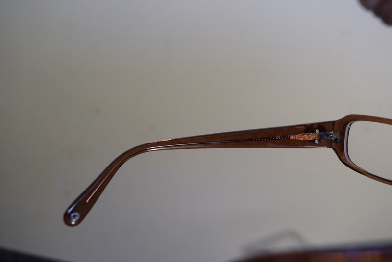 Coach Monogram C ANITA 553AF Toffee Brown Eyeglasses 140 WOMENS Frames Only gallery