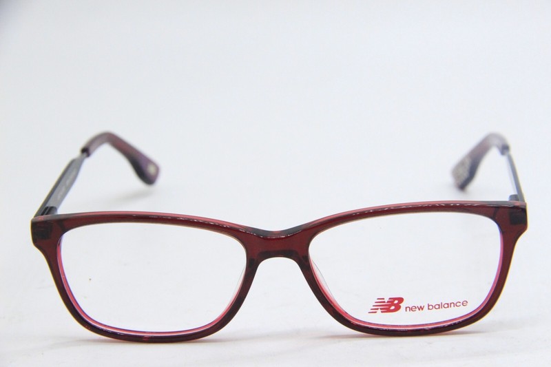 NEW NEW BALANCE NB 5022-2 BURGUNDY BLACK AUTHENTIC EYEGLASSES 49-14 gallery