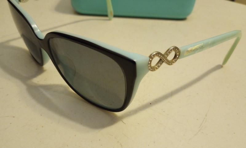 Tiffany & Co Eyeglasses, Frames only TF 4111-BF 8055 3C w/Tiffany Case 57-16-140 gallery