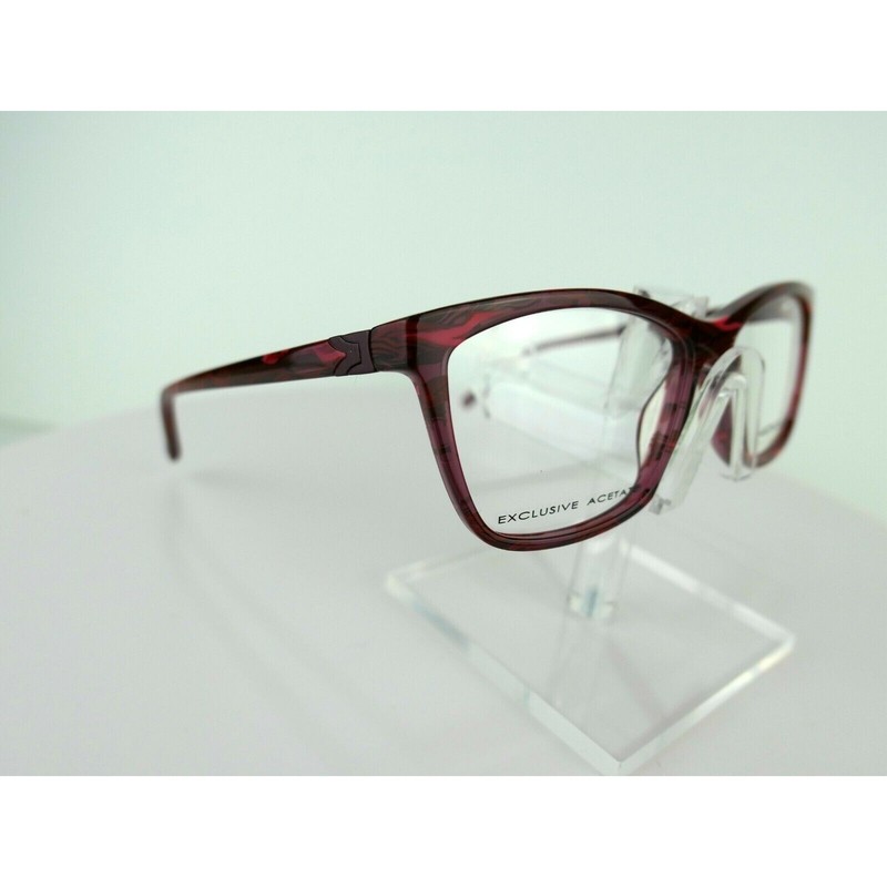 KOALI 7964 K (RR040) Burgundy Transparent 55 x 14 SPRING HINGE Eyeglass Frames gallery