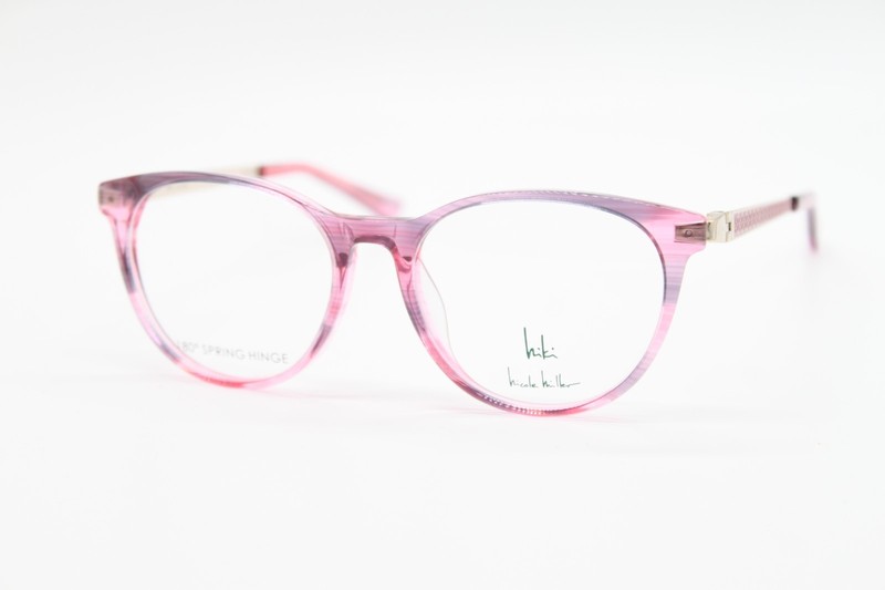 NEW NIKI NICOLE MILLER ELLA C02 PINK GOLD AUTHENTIC EYEGLASSES 48-15