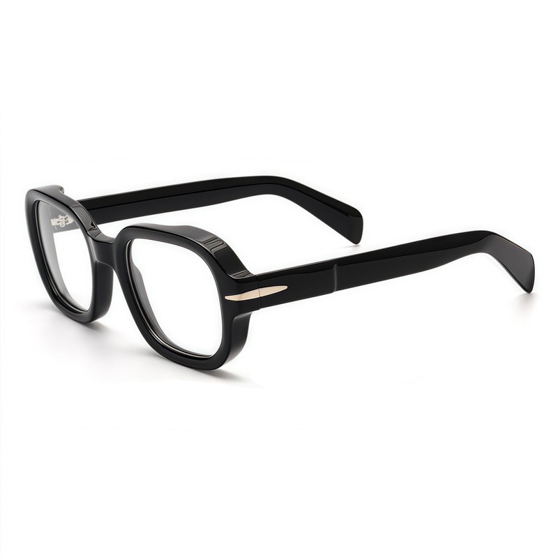 Acetate Thick Vintage Eyeglass Frames Hand Made Square Fashion Men Women