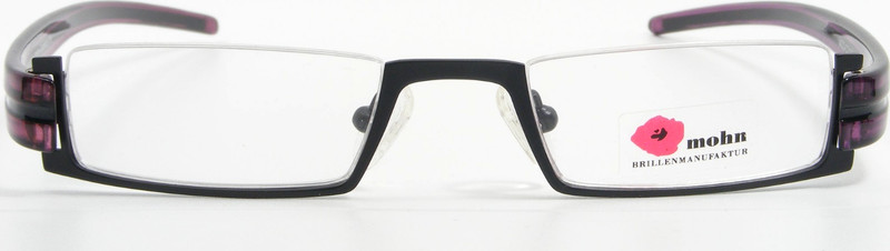 Mohn MOD-C2105 C3 Black /Translucent Purple Eyeglass Frame 45-19-140 Germany NEW