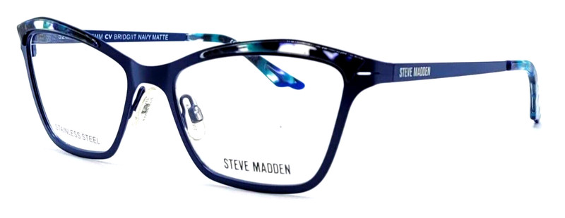 STEVE MADDEN – BRIDGIIT 52/17/135 NAVY – NEW Authentic WOMEN EYEGLASSES Frame