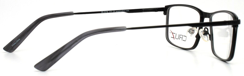 CRUZ KINGS RD Black Mens Rectangle Full Rim Eyeglasses 53-16-135 B:33 gallery