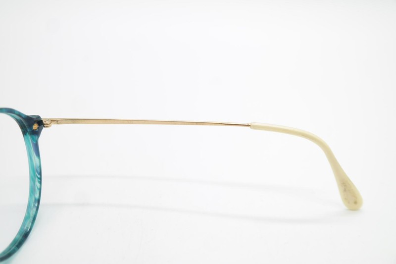 Vintage Flair 113 Blue Gold Oval Glasses Eyeglass Frame gallery