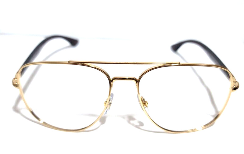 RAY-BAN RB3683 001/51 BLACK GOLD 2N AUTHENTIC FULL RIM AVIATOR FRAME 56-15-135