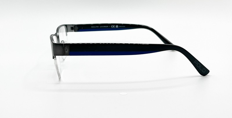NEW POLO RALPH LAUREN PH 1220 9307 SEMISHINY DARK GUNMETAL EYEGLASSES 54-17 gallery
