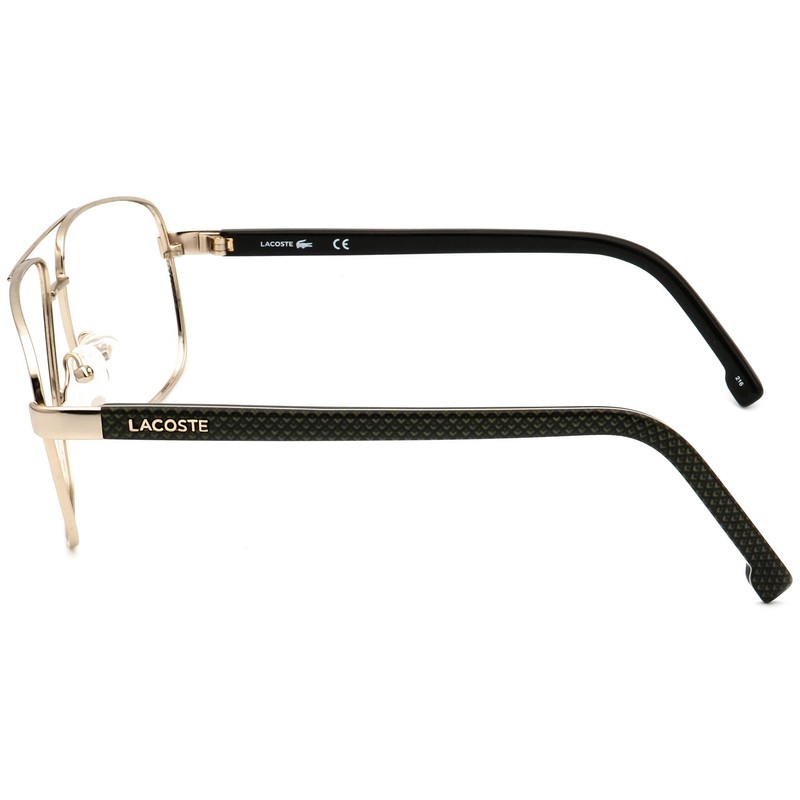 Lacoste Sunglasses Frame Only L162S 714 Pale Gold/Sage Square 61 mm gallery