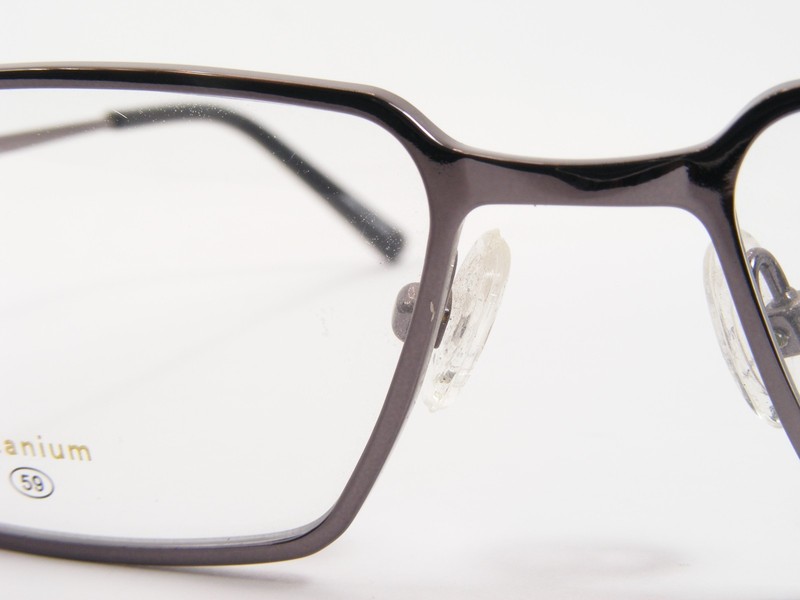 OCCHIALI FITCHE 3337U Gunmetal TITANIUM EYEGLASSES 59-16-140mm (NOTES) Japan gallery
