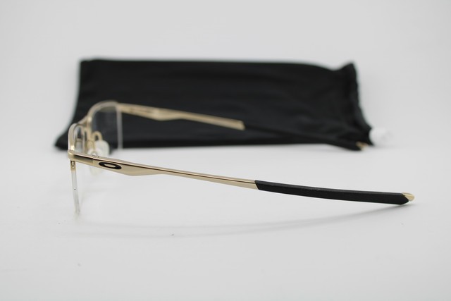 NEW OAKLEY OX3218-0954 SOCKET 5.5 LIGHT GOLD BLACK AUTHENTIC EYEGLASSES 54-18 gallery
