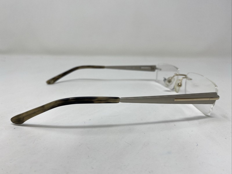 Rims Eyewear R3 1015 Gold/Platinum 53-19-145 Rimless Eyeglasses Frame YX56 gallery