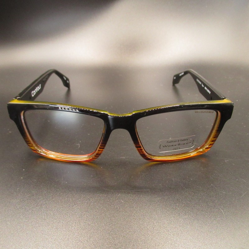 Wiley X WorkSight Contour Eyeglass Frames WX Z87-2 Black Amber Tortoise
