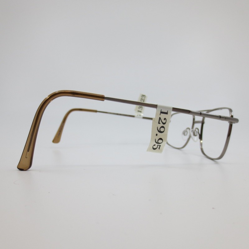 OW 92 COL 20 Aviator Eyeglasses Frames Gunmetal Square Double Bridge 53-17-140 gallery