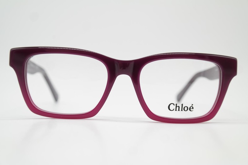 Chloe CH0242O Violet Gold Square Eyeglasses Frame New