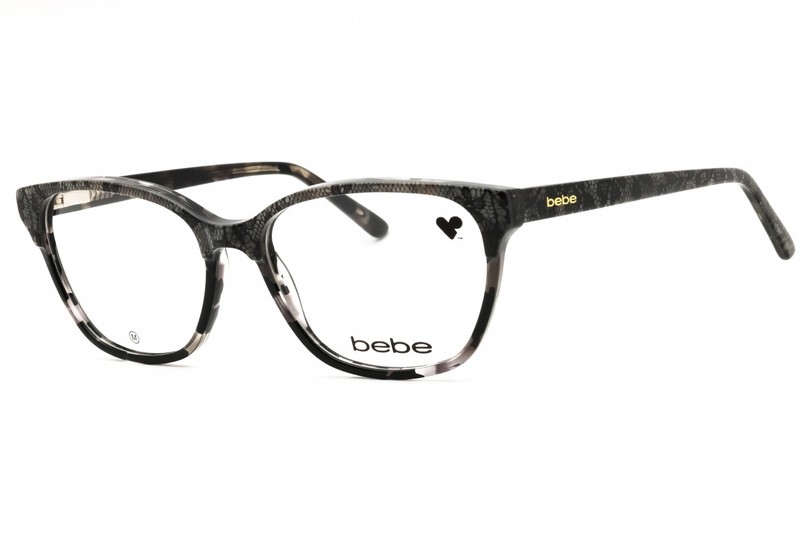 BEBE BB5220-001-55 Eyeglasses Frame Size 55mm 16mm 140mm JET Women 788678537447
