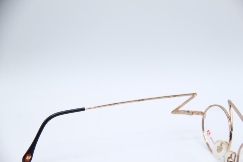 NEW CASANOVA LC-30 C-02 PURPLE GOLD GUNMETAL AUTHENTIC VINTAGE EYEGLASSES 48-20 gallery