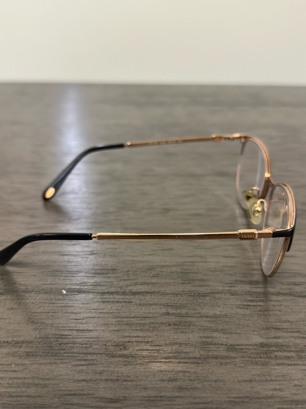 Tiffany & Co TF 1127 6122 Black Gold Cat Eye Eyeglasses Frames 54-16-140 gallery