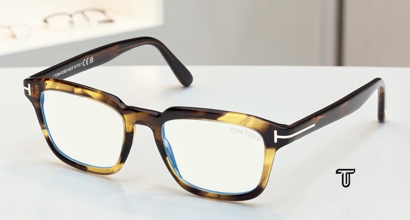 Tom Ford FT6032 B 056 Havana Other Demo Lens 52 mm Men’s Eyeglasses