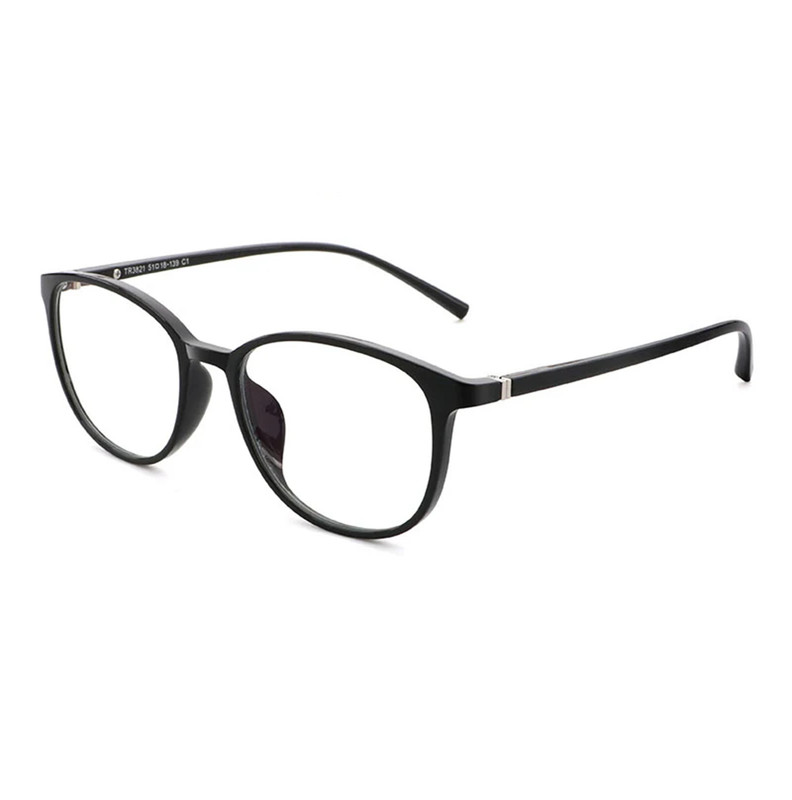 Black Round Lightweight Unisex Eyeglass Frames Fashion Glasses gallery