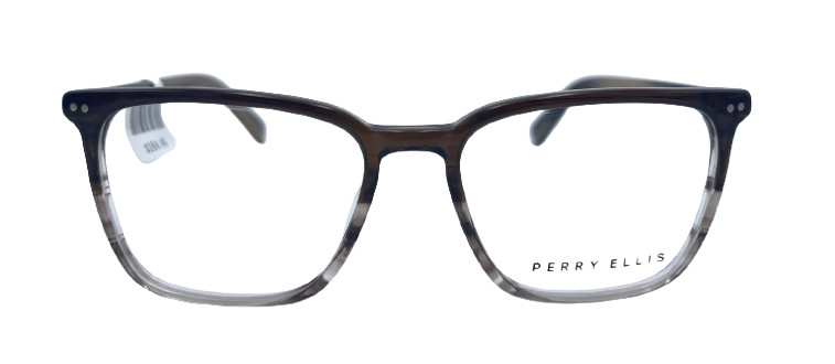 Unisex Perry Ellis PE449-2 Square Brown Black Lens Replacement Recommended
