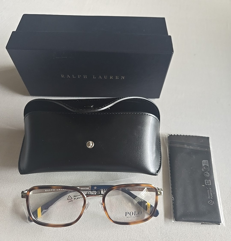 Polo Men’s Ralph Lauren PH1225 Eyeglasses In Tortoise And Blue Size 56
